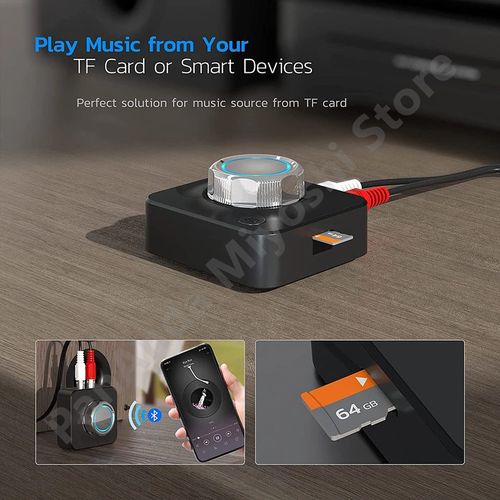 Othman Brgenerics Bluetooth Wireless+Wired Audio Receiver Adapter 3D Stereo