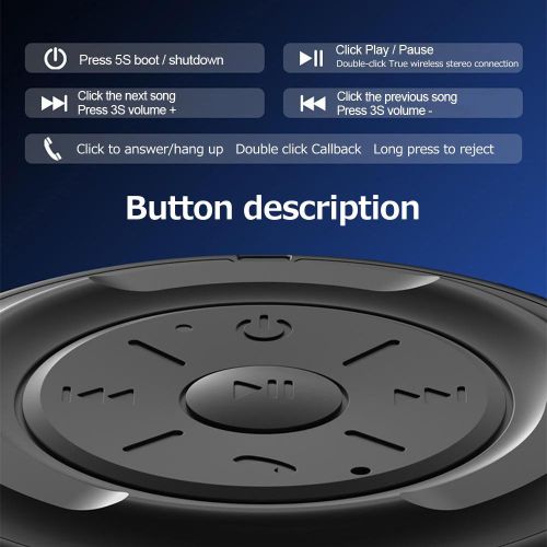 Lenovo thinkplus K3 Pro Wireless BT Speaker BT5.0 Audio Player HiFi Stereo Surround Sound Built-in 1200mAh Lithium Battery NO5115