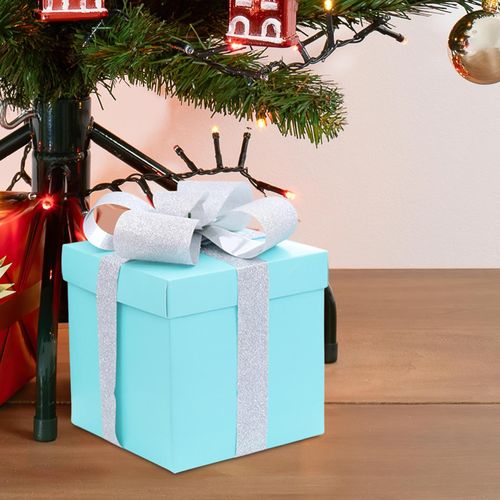 Christmas Gift Boxes Xmas Box  Party Favors Blue