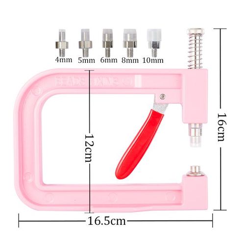 Hand Press Pearl Setting Machine / Beads Rivet Fixing Machine Supporting Beads Diy Craft For Clothes Jacket Bracelet Bag