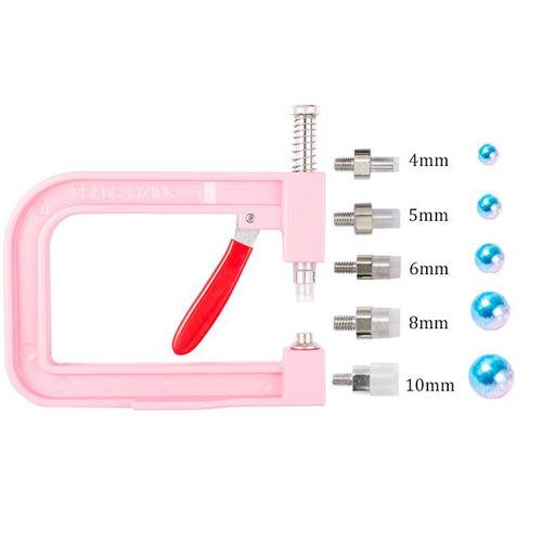 Hand Press Pearl Setting Machine / Beads Rivet Fixing Machine Supporting Beads Diy Craft For Clothes Jacket Bracelet Bag