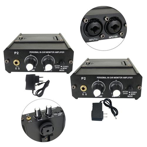 Headphone Amplifier Mini Stereo Audio Amp For Sound Mixer