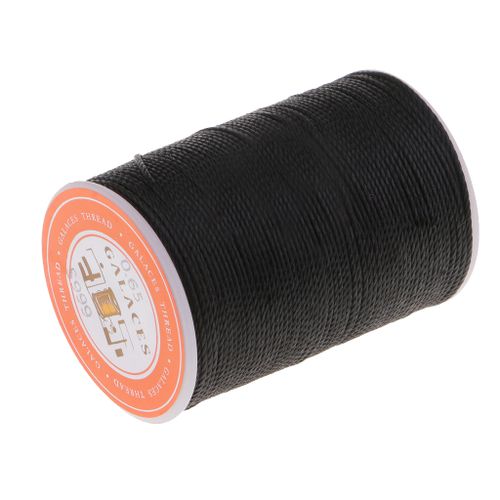 Strong Polyester Leather Sewing Waxed Thread For Repair Shoes Black