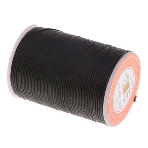 Strong Polyester Leather Sewing Waxed Thread For Repair Shoes Black