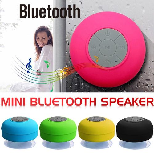 Mini Waterproof Suction Cup Bathroom Wireless-Black