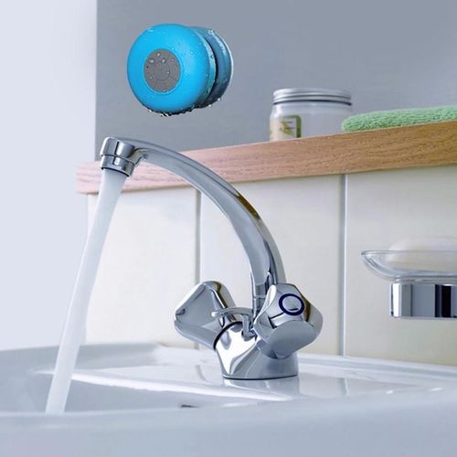 Mini Waterproof Suction Cup Bathroom Wireless-Black