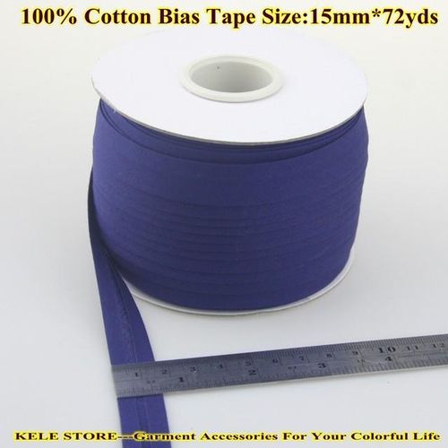 --Cotton Bias Tape Size: 15mm72yds White For Diy Making Garment Accessories Tailors Material For Home Textile