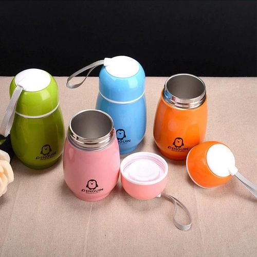 Mini cute coffee vacuum flasks Thermos Stainless Steel travel drink water bottle thermoses cups and mugs 180ml Christmas gifts