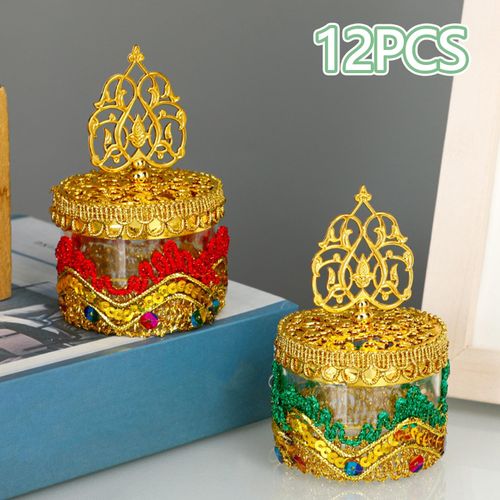 12Pcs Gift Boxes Decoration Goodie Boxes For Gold And