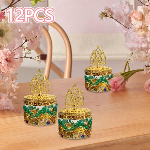 12Pcs Gift Boxes Decoration Goodie Boxes For Gold And