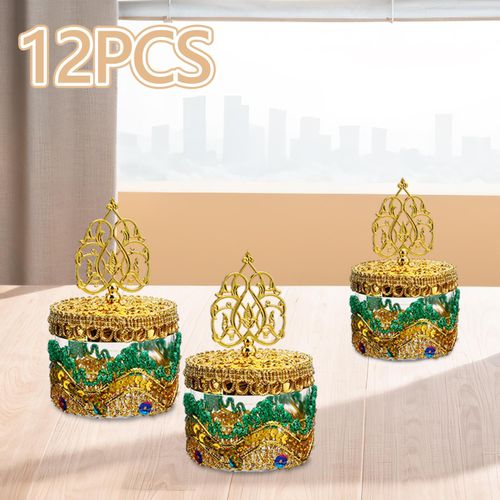 12Pcs Gift Boxes Decoration Goodie Boxes For Gold And