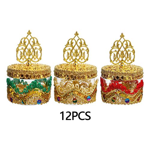 12Pcs Gift Boxes Decoration Goodie Boxes For Gold And