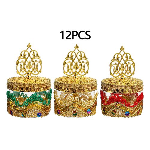 12Pcs Gift Boxes Decoration Goodie Boxes For Gold And