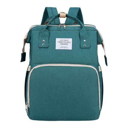 Baby Care Backpack Mommy Backpack with Portable Changing Station Green