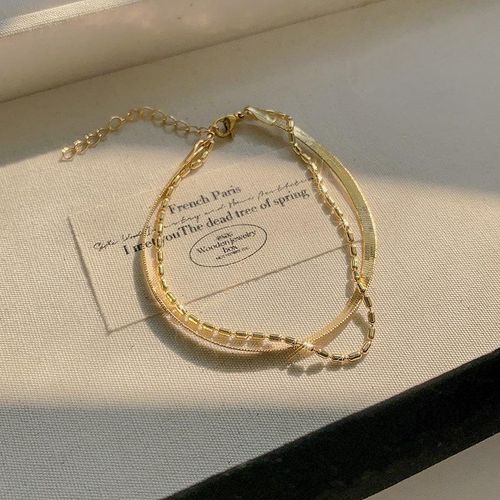 Double layer Cuban chain zircon bracelet for women, niche design, high-end, sweet, cool, light luxury, exquisite and cool style,