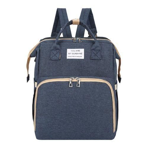 Baby Care Backpack Mommy Backpack with Portable Changing Station Dark Blue