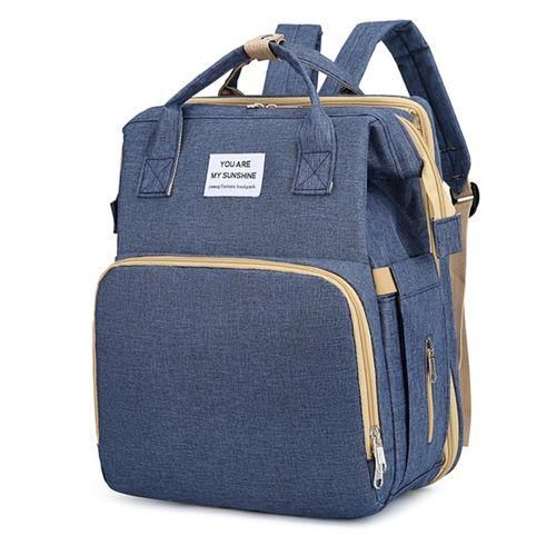Baby Care Backpack Mommy Backpack with Portable Changing Station Dark Blue