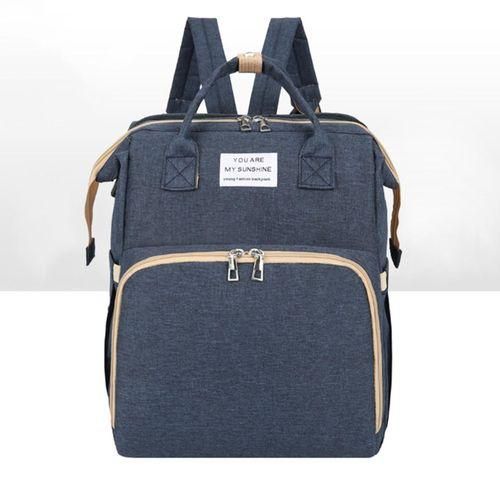 Baby Care Backpack Mommy Backpack with Portable Changing Station Dark Blue