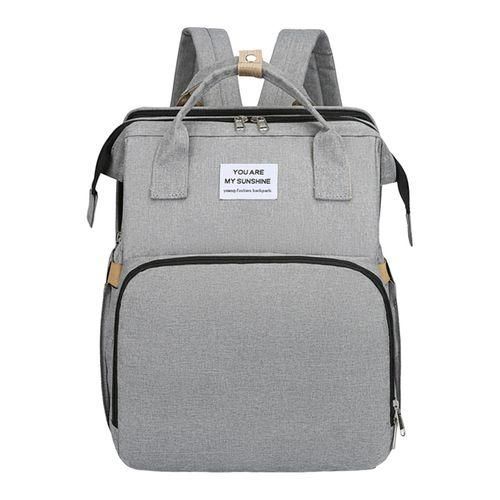 Baby Care Backpack Mommy Backpack with Portable Changing Station Grey