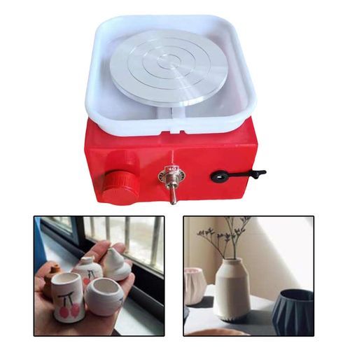 Desktop Ceramic Crafting Making Creation Machine Red