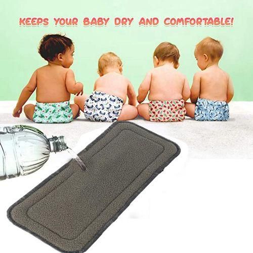 10 Pcs Reusable Washable Inserts Flannel Inserts Boosters Li