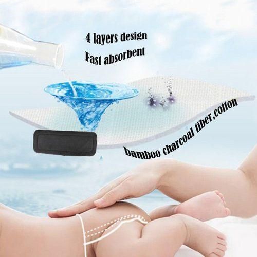 10 Pcs Reusable Washable Inserts Flannel Inserts Boosters Li