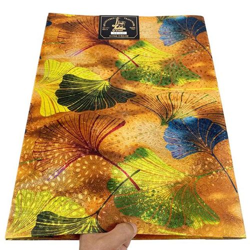 New African Swiss Sego Headtie 3d Flower Multi Colors 2pcs/bag 040 Pele Wrapper For Wedding Dress