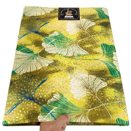 New African Swiss Sego Headtie 3d Flower Multi Colors 2pcs/bag 040 Pele Wrapper For Wedding Dress