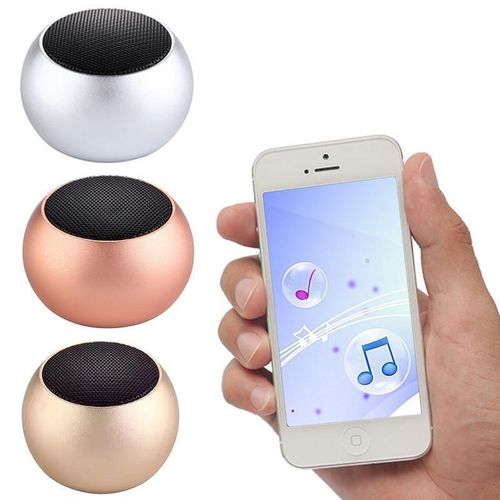 Mini Portable Bluetooth-compatible Metal True-Black