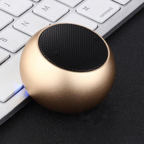 Mini Portable Bluetooth-compatible Metal True-Black