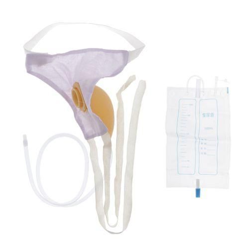 Portable Reuseable Men Urinal Pee Holder Bag Collector Incontinent NO5119