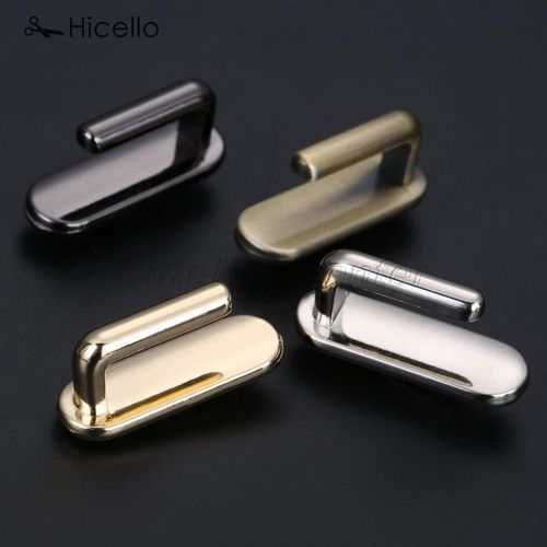 1set/7pcs Bag Buckle Metal Lock Button Gold Silver Black Bronze Diy Craft Handmade Handbag Purse Luggage Hardware Hicello