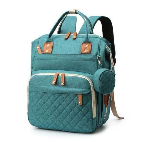 Mother and baby bag largecapacity lightweight mummy bag hanging stroller multifunction dry and wet separation antitheft portable backpack wholesale Pink