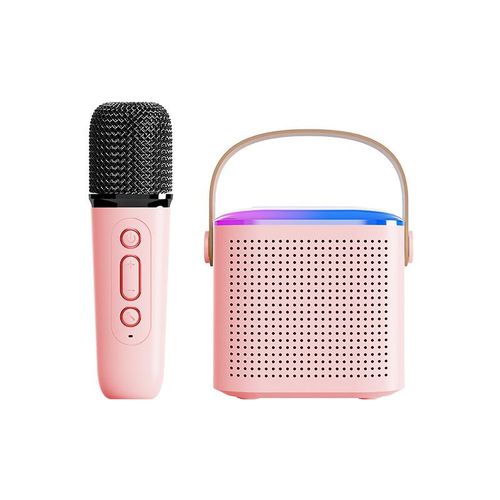Outdoor Portable Bluetooth Speaker Wireless Microphone Sound Home Karaoke Bluetooth Audio Microphone One Microphone