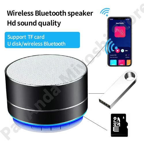 Wireless Outdoor Subwoofer MINI Portable Speaker Fm Radio