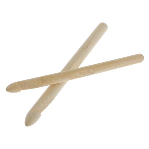Large Wood Chunky Crochet Hook  Knitting  Weaving Tool 10mm 12mm