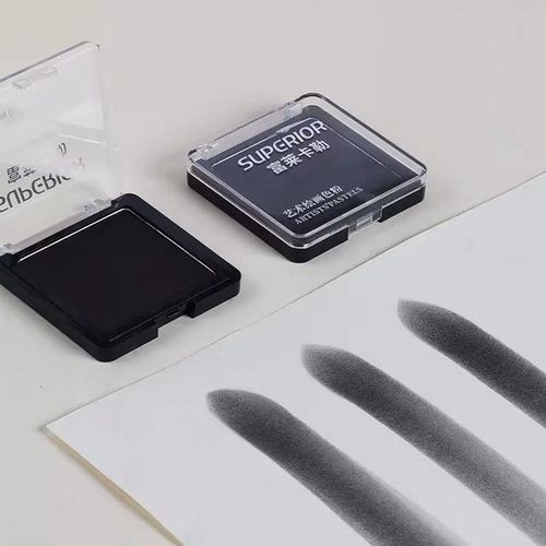 Superior 6 Colors Sketch Toner DRY WET Graphite Charcoal Powder Ultra Soft Carbon Powder Artists Pastels Drawing Art Supplies