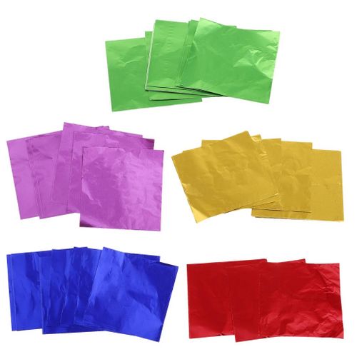 500 Lot Assorted Square Wrappers Wrapping Paper