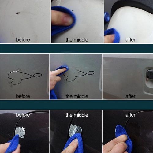 100g New Scratch Repair Agent Viscous type 100ml Car Surface Paint Scratch Repair Agent Cleaning and Washing-100g B_Dark Grey