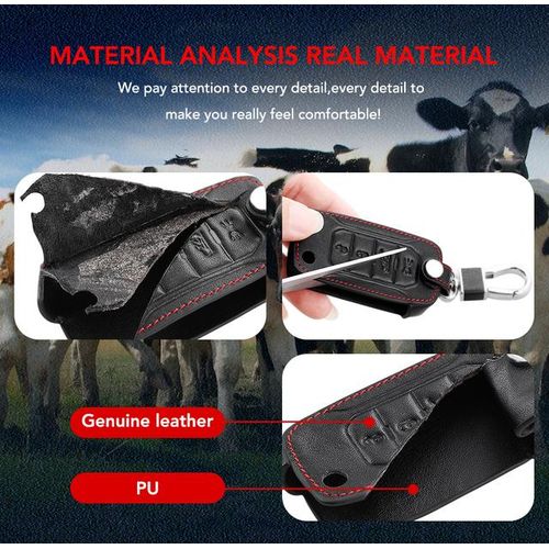 Genuine Car Key Cover Keychain Case for Mercedes Benz CLS CLA GL R SLK AMG A B C S Class Remote Holder Accessories-B Style_Blue