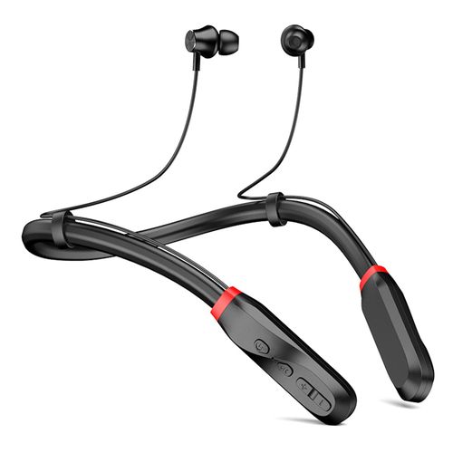 Neckband Digital Headphones Stable and Reliable Earphones for Listening to Music Use,Wise Black NO5148