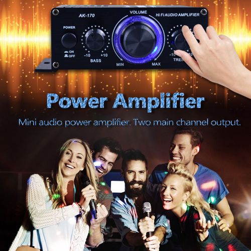 AK170 Audio  Amplifier Portable Sound Amplifier Speaker Amp