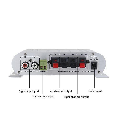 Digital Hi-Fi  Amplifier 2.1CH Subwoofer Stereo Audio