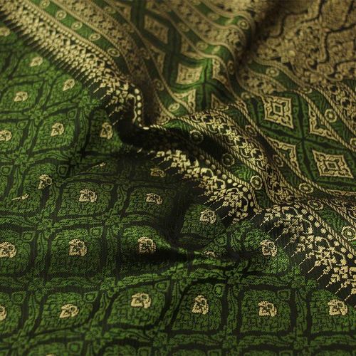45x100cm Southeast Ethnic Polyester Brocade Jacquard Satin Fabric For Thai Women's Traditional Dress Cloth Burma Saree