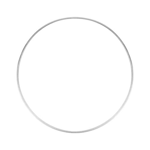 12 inch Metal Floral Hoop Rings for DIY Wall Hanging 10pcs Silver