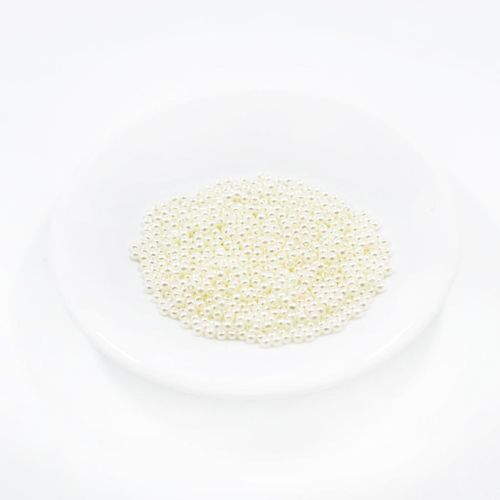 Round Pearl Loose Beads With Hole For Beading DIY Bracelet