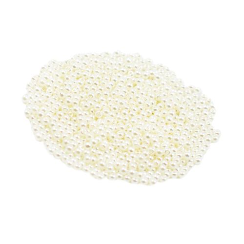 Round Pearl Loose Beads With Hole For Beading DIY Bracelet