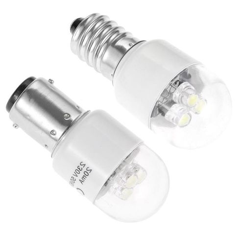 1pcs Ba15d E14 Home Household Sewing Machine Led Bulbs For Singer Juki Pfaff Janome Brother Ac 190-250v 0.5w 47-63hz