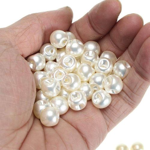 Sewing buttons 60pcs 10mm pearl buttons for clothing sewing accessories women baby clothing material