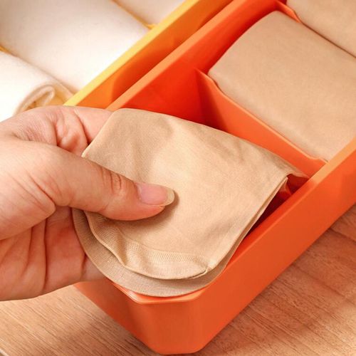 Lingeries Storage Bins Stackable With 5 Compartments